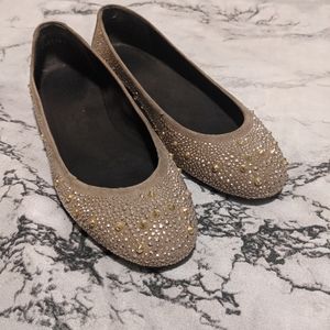 Stuart Weitzman Nubead spiked flats